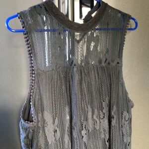 Maurice’s grey lace dress